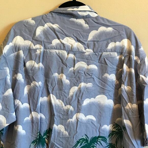 Utility XL short sleeve Hawaiian men t-shirt green - Picture 6 of 7